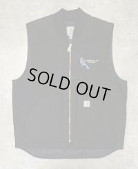 CARHARTT 裏地キルティング ダックベスト ブラック (DEADSTOCK)