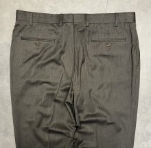 他の写真3: RALPH LAUREN ポリエステル/レーヨン ツープリーツ スラックス ライトブラウン (VINTAGE)