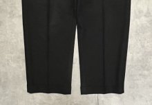 他の写真2: RALPH LAUREN ウール100% ツープリーツ スラックス ブラック (VINTAGE)