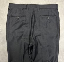 他の写真3: RALPH LAUREN SUPER120'S/カシミア ツープリーツ スラックス チャコール (VINTAGE)