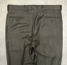 他の写真3: RALPH LAUREN ポリエステル/レーヨン ツープリーツ スラックス カーキ (VINTAGE)