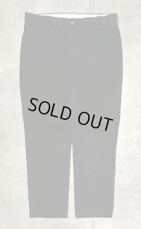 90'S RALPH LAUREN ノープリーツ チノパンツ ブラック W36L30 (VINTAGE)