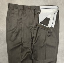 他の写真1: RALPH LAUREN ポリエステル/レーヨン ツープリーツ スラックス ライトブラウン (VINTAGE)