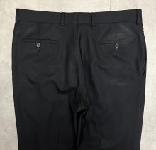 他の写真3: RALPH LAUREN ウール100% ツープリーツ スラックス ブラック (VINTAGE)