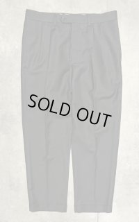 RALPH LAUREN SUPER120'S/カシミア ツープリーツ スラックス チャコール (VINTAGE)