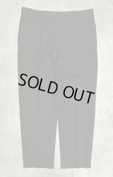 RALPH LAUREN ウール100% ツープリーツ スラックス ブラック (VINTAGE)
