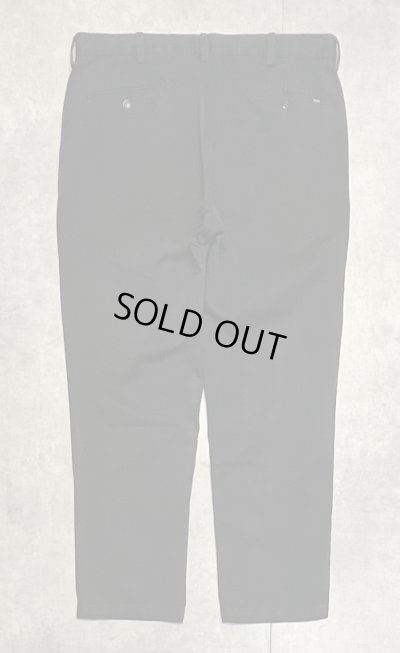 画像3: 90'S RALPH LAUREN ノープリーツ チノパンツ ブラック W36L30 (VINTAGE)