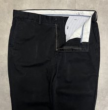 他の写真1: 90'S RALPH LAUREN ノープリーツ チノパンツ ブラック W36L30 (VINTAGE)