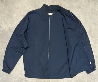 画像4: 40'S THE ATHLETIC STORES ハリントンジャケット AEROコの字留めジップ ダークブルー (VINTAGE)