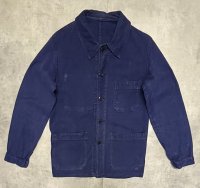 60'S KONECO フレンチワーク カバーオール ブルー フランス製 (VINTAGE)