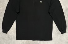 他の写真3: 90'S CHEMISE LACOSTE 長袖 ポロシャツ ブラック フランス製 (VINTAGE)