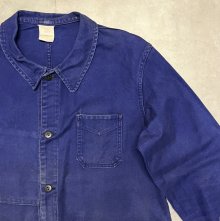 他の写真2: 60'S SOLIDA Vポケット フレンチワーク カバーオール ブルー フランス製 (VINTAGE)