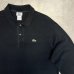 画像3: 90'S CHEMISE LACOSTE 長袖 ポロシャツ ブラック フランス製 (VINTAGE) (3)