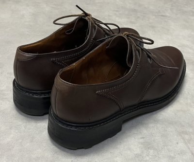 画像4: 80'S J.M.WESTON 554 旧ロゴ レザー ギリーシューズ ブラウン フランス製 (VINTAGE)