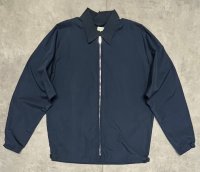 40'S THE ATHLETIC STORES ハリントンジャケット AEROコの字留めジップ ダークブルー (VINTAGE)