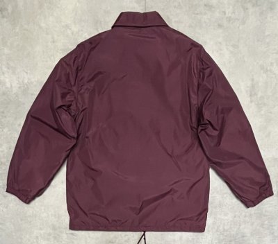 画像4: 80'S LL Bean チンスト付き ナイロン コーチジャケット バーガンディ USA製 (VINTAGE)