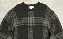 他の写真1: 90'S J.CREW 旧タグ クルーネック セーター チェック柄 (VINTAGE)