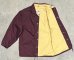 画像3: 80'S LL Bean チンスト付き ナイロン コーチジャケット バーガンディ USA製 (VINTAGE) (3)