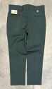 画像1: 80'S DICKIES "INDUSTRIAL WEAR" ワークパンツ ダークグリーン USA製 (DEADSTOCK) (1)