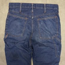 他の写真3: 70'S UNKNOWN ストアブランド 裏地キルティング デニム ペインターパンツ SCOVILLジップ インディゴ (VINTAGE)