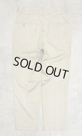 70'S DICKIES 874 チビタグ ワークパンツ ベージュ TALONアルミジップ USA製 (VINTAGE)