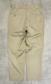 画像1: 70'S DICKIES 874 チビタグ ワークパンツ ベージュ TALONアルミジップ USA製 (VINTAGE) (1)