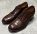 画像1: 70'S THE TALL SHOE ストレートチップ レザードレスシューズ ブラウン (MINT CONDITION) (1)