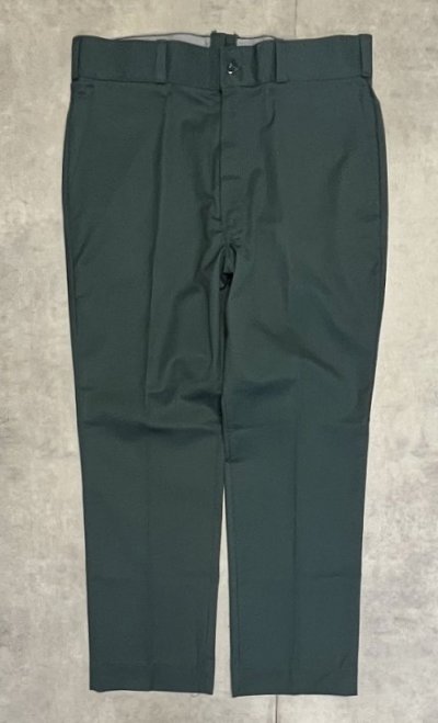 画像4: 80'S DICKIES "INDUSTRIAL WEAR" ワークパンツ ダークグリーン USA製 (DEADSTOCK)