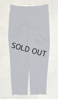 80'S DICKIES チビタグ ツープリーツ ワークパンツ ネイビー USA製 (VINTAGE)