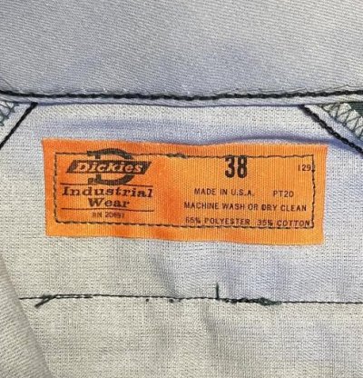 画像5: 80'S DICKIES "INDUSTRIAL WEAR" ワークパンツ ダークグリーン USA製 (DEADSTOCK)