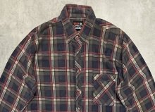 他の写真1: 90'S WORK CENTRE L'ATELIER プリントネル フランネルシャツ チェック柄 (VINTAGE)