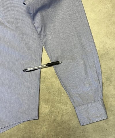 画像5: 90'S RALPH LAUREN "DOUGLAS TAB" タブカラー ポプリンシャツ ブルー (VINTAGE)