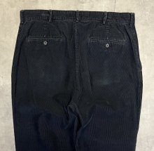 他の写真3: 90'S RALPH LAUREN ノープリーツ コーデュロイパンツ ブラック W34L30 (VINTAGE)
