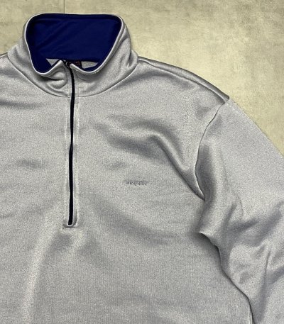 画像4: 90'S PATAGONIA "CAPILENE" ハーフジップ プルオーバーシャツ グレー USA製 (VINTAGE)
