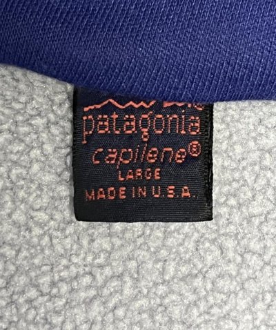 画像2: 90'S PATAGONIA "CAPILENE" ハーフジップ プルオーバーシャツ グレー USA製 (VINTAGE)