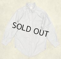 80'S BROOKS BROTHERS "MAKERS" オックスフォード BDシャツ ブルー USA製 (VINTAGE)