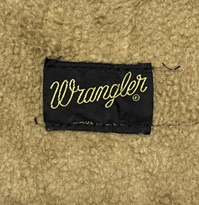 画像2: 70'S WRANGLER 裏地ボア デニムジャケット インディゴ USA製 (VINTAGE)