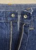 画像4: 70'S DICKIES 黒タグ フロントスナップボタン デニム TALONアルミジップ インディゴ USA製 (VINTAGE) (4)