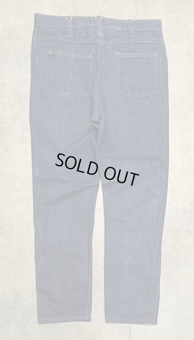 画像6: 70'S DICKIES 黒タグ フロントスナップボタン デニム TALONアルミジップ インディゴ USA製 (VINTAGE)