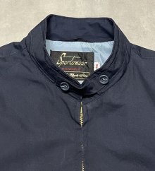 他の写真2: 70'S SEARS "SPORTSWEAR" チンスト付き スタンドカラー ドリズラージャケット ダークネイビー (VINTAGE)