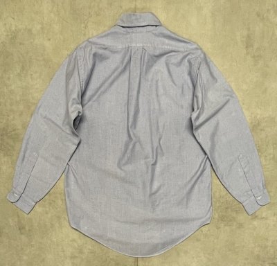 画像3: 80'S BROOKS BROTHERS "MAKERS" オックスフォード BDシャツ ブルー USA製 (VINTAGE)