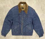 70'S WRANGLER 裏地ボア デニムジャケット インディゴ USA製 (VINTAGE)