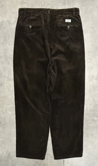 画像3: 90'S RALPH LAUREN "ANDREW PANT" ツープリーツ 太畝 コーデュロイパンツ ダークブラウン (VINTAGE)