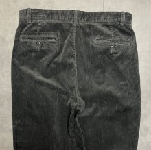 他の写真3: 90'S RALPH LAUREN "ANDREW PANT" ツープリーツ 太畝 コーデュロイパンツ チャコール (VINTAGE)