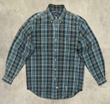 90'S RALPH LAUREN ヘビーフランネル BDシャツ チェック柄 (VINTAGE)