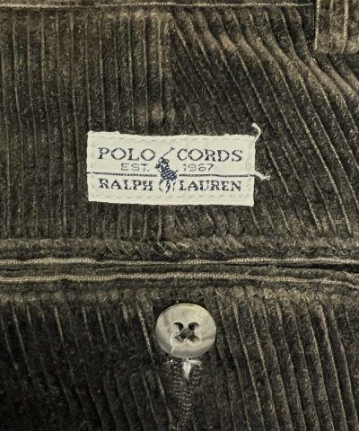 画像4: 90'S RALPH LAUREN "ANDREW PANT" ツープリーツ 太畝 コーデュロイパンツ ダークブラウン (VINTAGE)