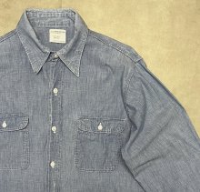 他の写真2: 70'S BIG MAC コットン100% 耳付きシャンブレーシャツ ブルー USA製 (VINTAGE)