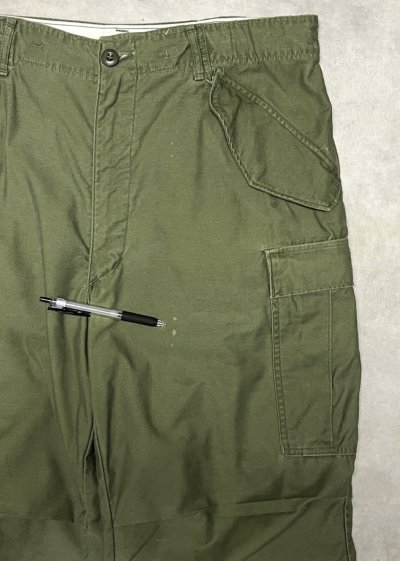 画像6: 60'S アメリカ軍 US ARMY "アルミジップ" M-65 フィールドパンツ M-R (VINTAGE)