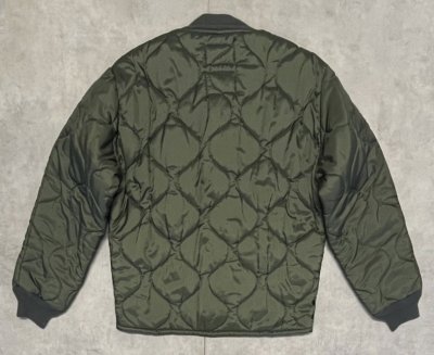画像5: 90'S アメリカ軍 USAF "CWU-9/P" キルティング ライナージャケット セージグリーン (MINT CONDITION) 