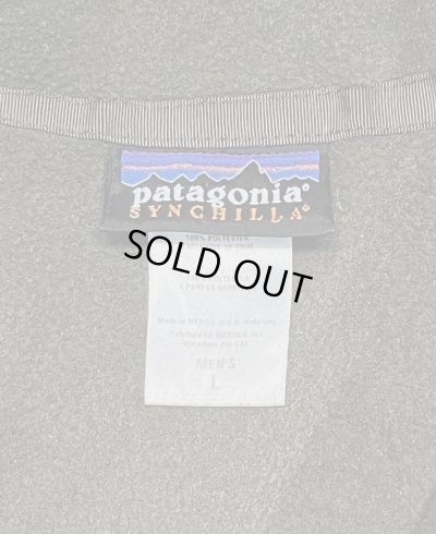 画像2: 00'S PATAGONIA "SYNCHILLA" ハーフジップ プルオーバーシャツ ブラウン (VINTAGE)